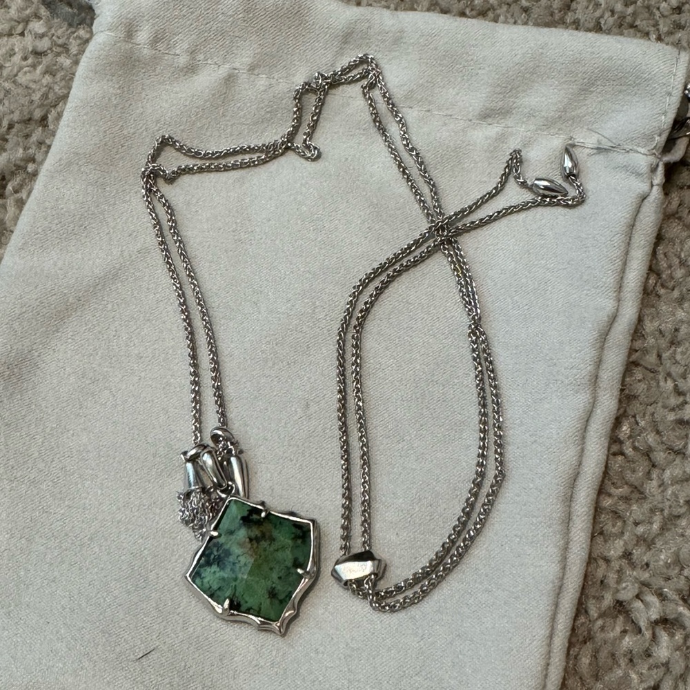 Sterling Silver Kendra Scott Necklace